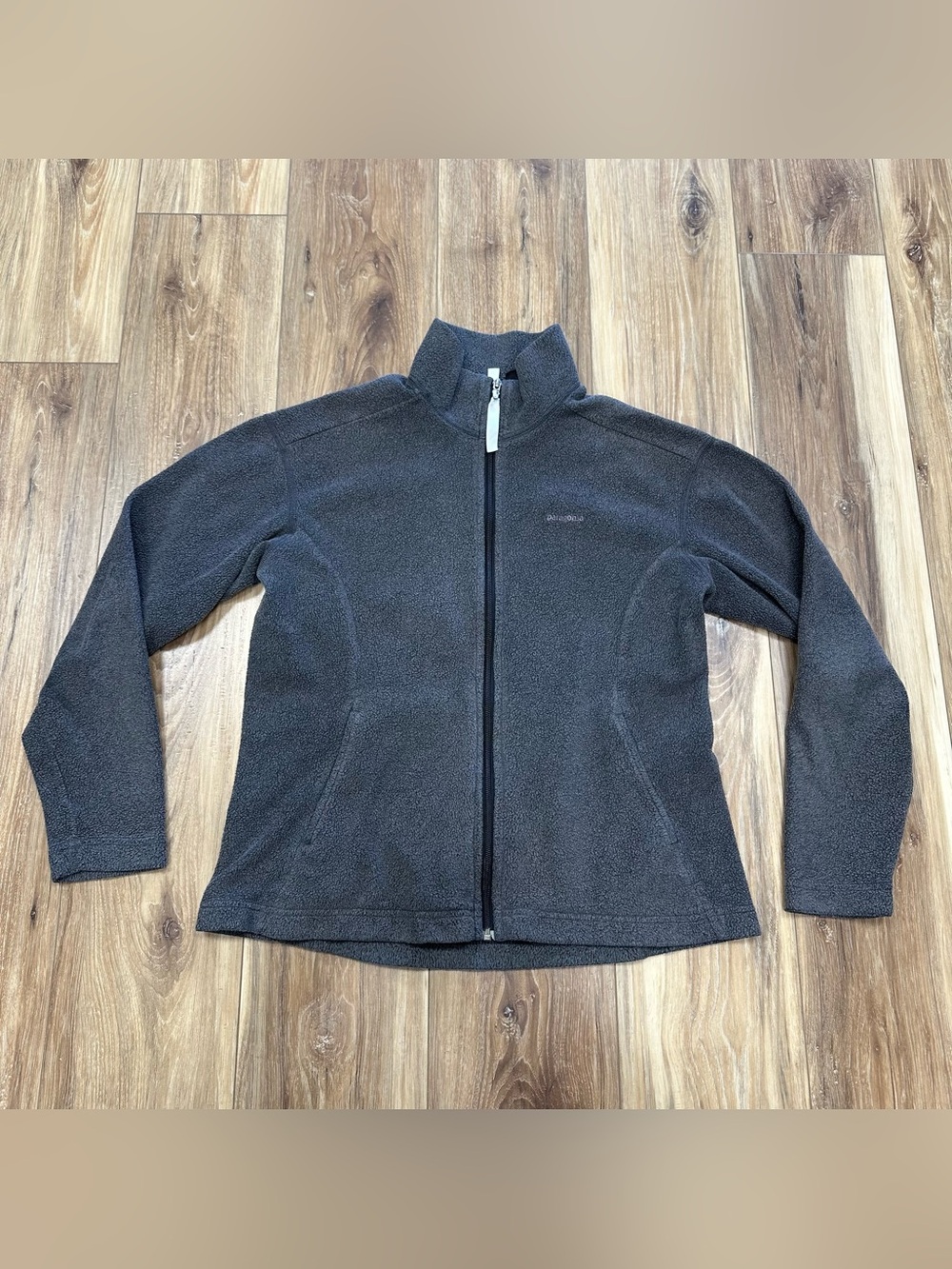 Vintage Patagonia Synchilla Fleece Full Zip Jacket USA Made, Grey, Women’s Large